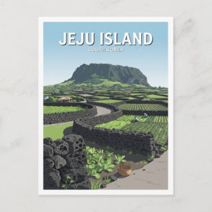 Seongsan-eup Südkorea Reise Geschenk Postkarte