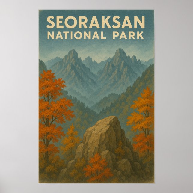 Seoraksan-Nationalpark Poster (Vorne)