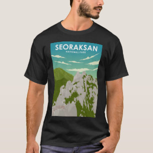 Seoraksan-Nationalpark Südkorea Vintager Minima T-Shirt