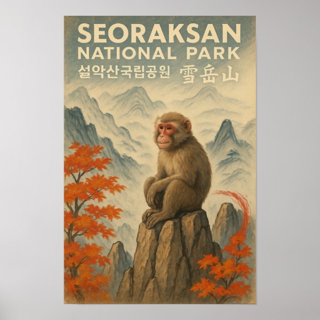 Seoraksan NP Korea Poster (Vorne)