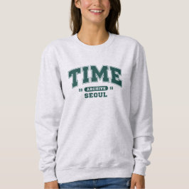 Seoul Archive Varsity Retro Design Fan Art Sweatshirt