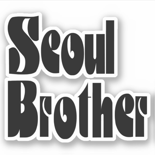 Seoul Brother Aufkleber (Vorderseite)