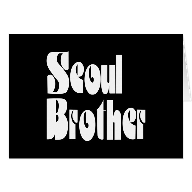 Seoul Brother Card (Vorderseite (Horizontal))