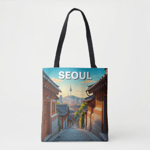 Seoul Bukchon Südkorea Sunset