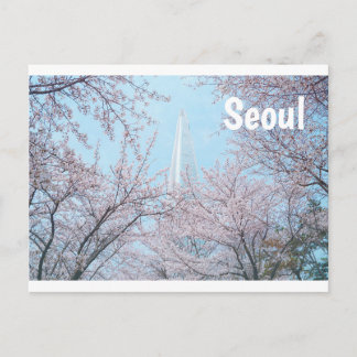 Seoul Cherry Blossom Postkarte