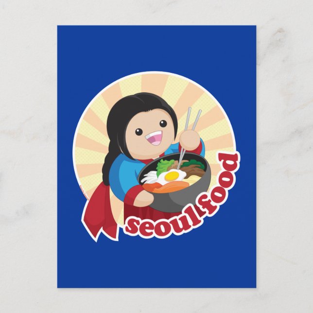 Seoul Food Postkarte (Vorderseite)