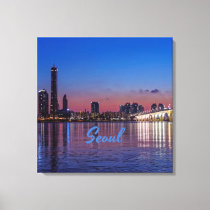 Seoul Hauptstadt South Korea City Skyline Leinwanddruck