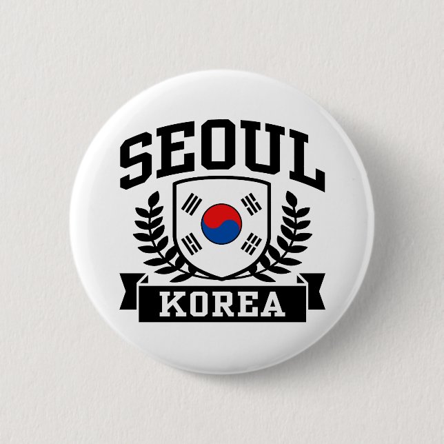 Seoul Korea Button (Vorderseite)