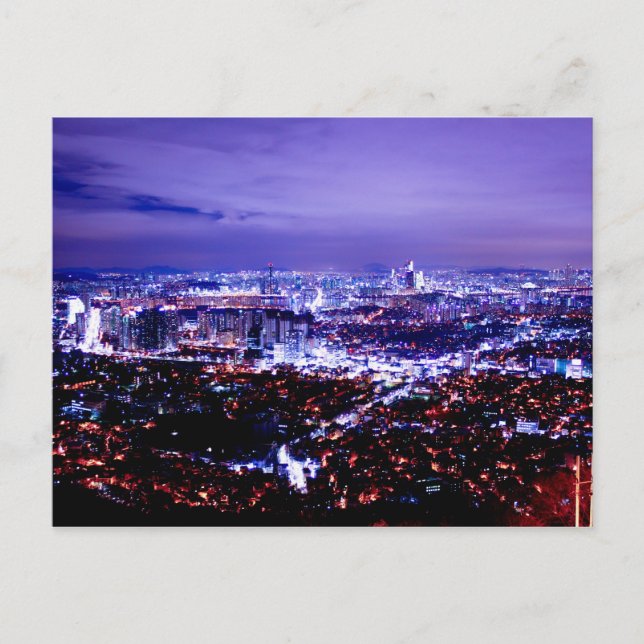 Seoul Korea Postkarte (Vorderseite)