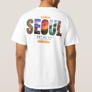 Seoul Korea Vintage Reise Grafik T-Shirt