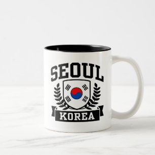Seoul Korea Zweifarbige Tasse