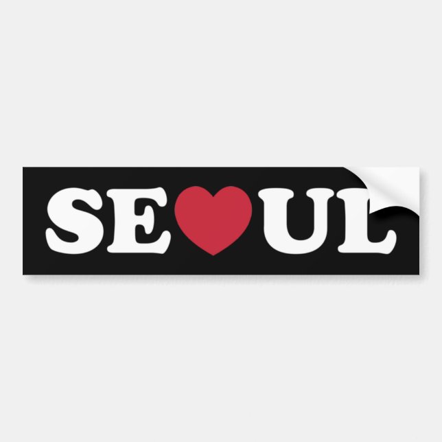 Seoul Liebe Autoaufkleber (Vorne)