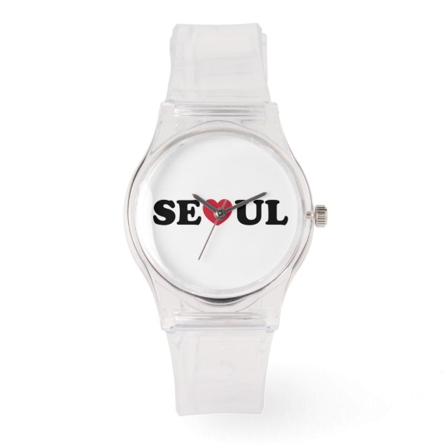 Seoul Liebe Heart Armbanduhr (Vorderseite)
