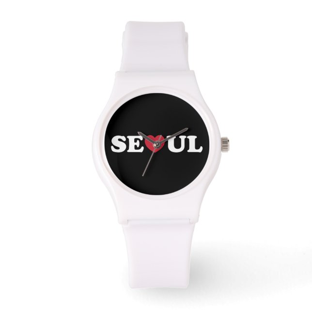 Seoul Liebe Heart Armbanduhr (Vorderseite)