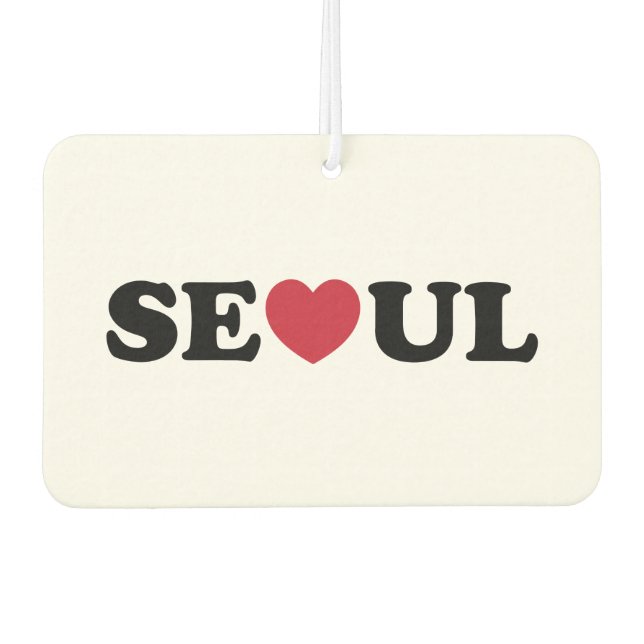 Seoul Liebe Heart Autolufterfrischer (Vorderseite)