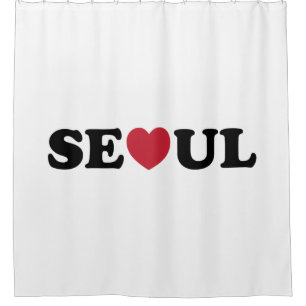 Seoul Liebe Heart Duschvorhang