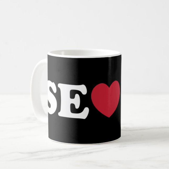 Seoul Liebe Heart Kaffeetasse (Vorderseite Links)