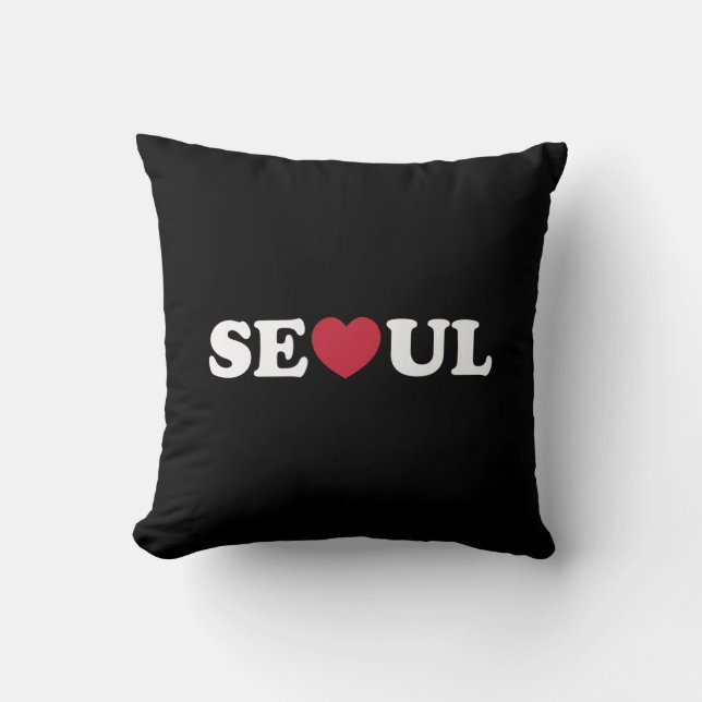 Seoul Liebe Heart Kissen (Vorderseite)