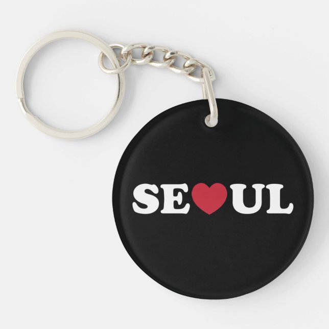 Seoul Liebe Heart Schlüsselanhänger (Vorderseite)