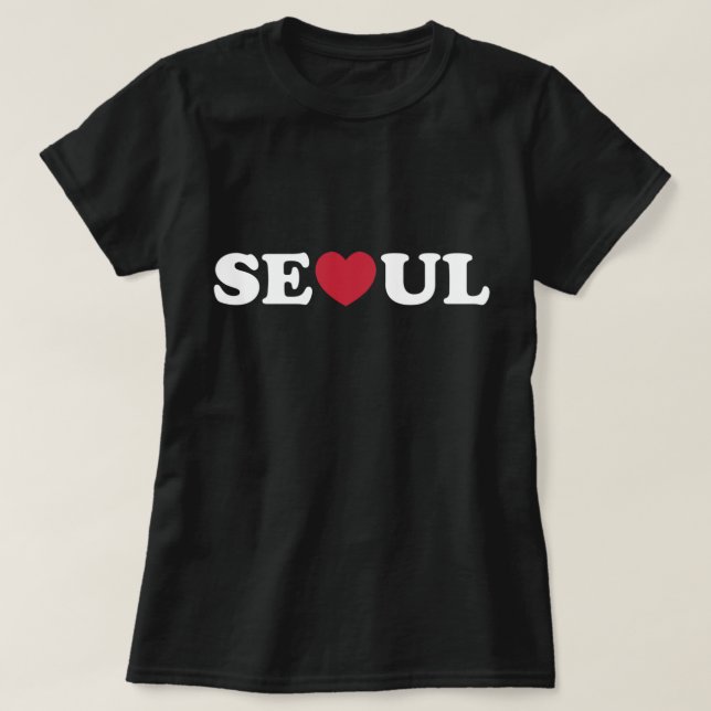 Seoul Liebe Heart T-Shirt (Design vorne)