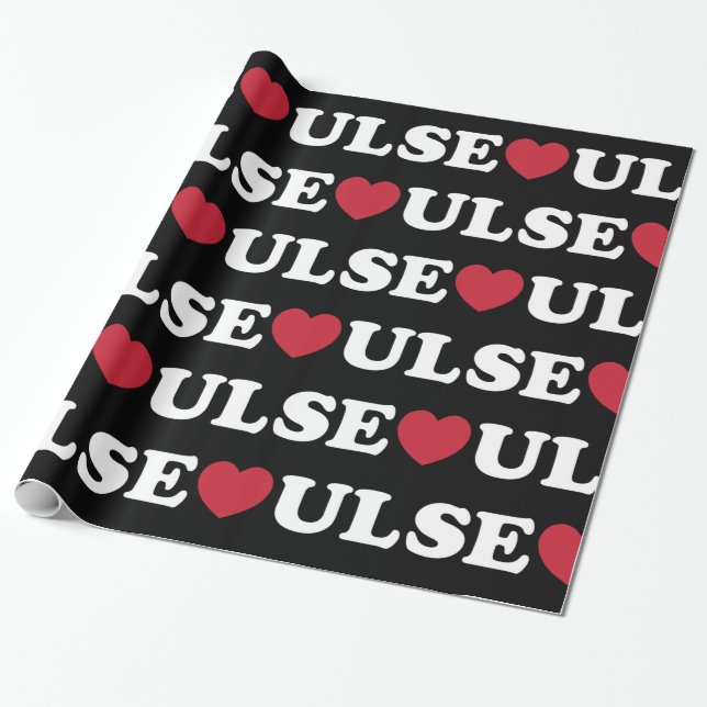 Seoul Liebe Heart Wrapping Paper Geschenkpapier (Ungerollt)
