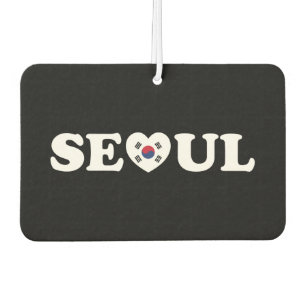 Seoul Liebe Herz Taegeukgi Flag Autolufterfrischer