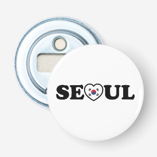 Seoul Liebe Herz Taegeukgi Flag Flaschenöffner