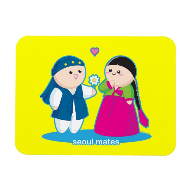 Seoul Mates Magnet (Horizontal)