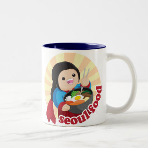 Seoul-Nahrung Zweifarbige Tasse