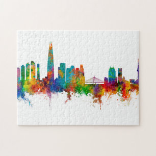 Seoul Skyline Südkorea Puzzle