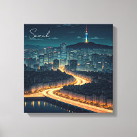Seoul South Korea Night View
