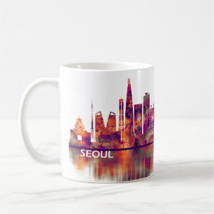 Seoul South Korea Skyline Kaffeetasse