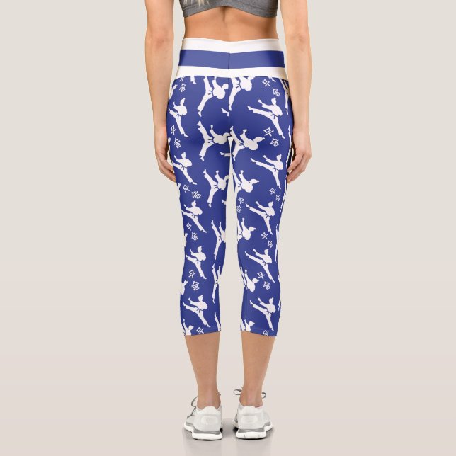 Seoul Spirit Sports Leggings Blue (Rückseite)