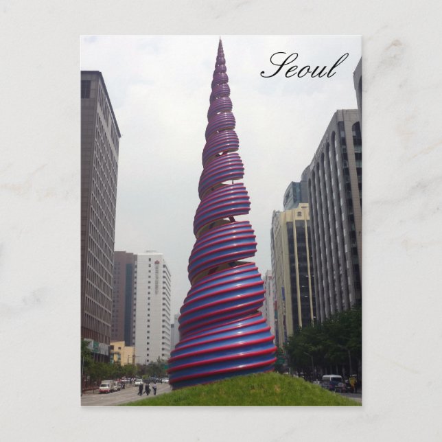 Seoul Spring Art Postkarte (Vorderseite)