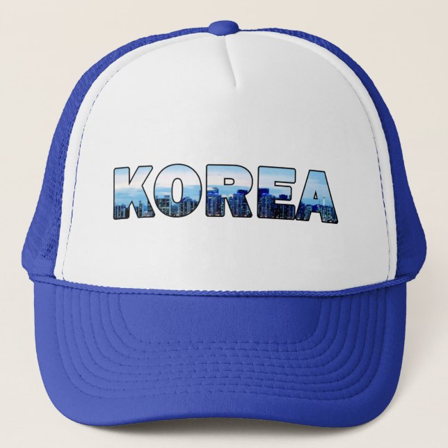 Seoul Südkorea 2019 Truckerkappe (Vorderseite)