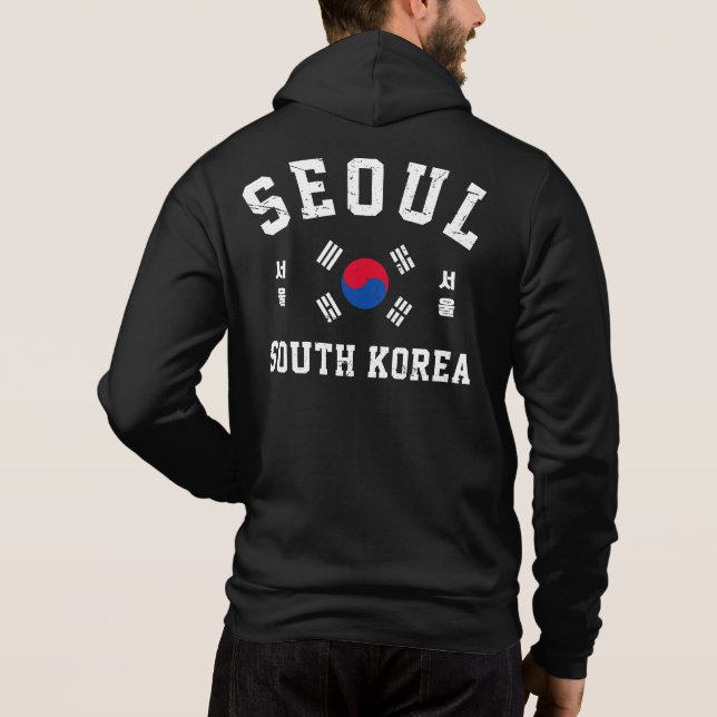 Seoul Südkorea Hoodie (Rückseite)