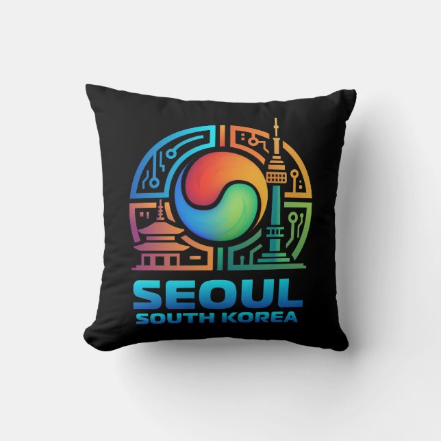 Seoul Südkorea Kissen (Vorderseite)