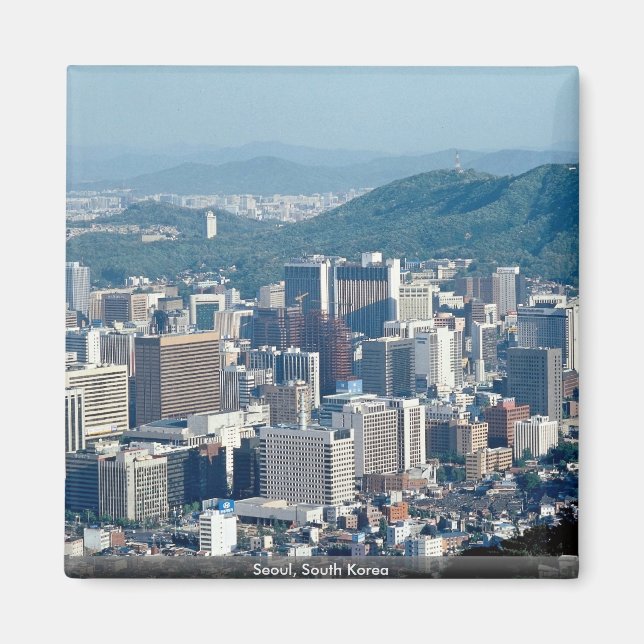 Seoul, Südkorea Magnet (Vorne)