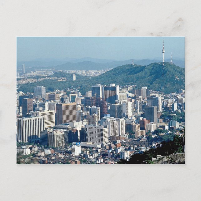 Seoul, Südkorea Postkarte (Vorderseite)