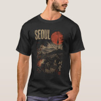 Seoul Südkorea Retro Reise Souvenir Namsan Turm