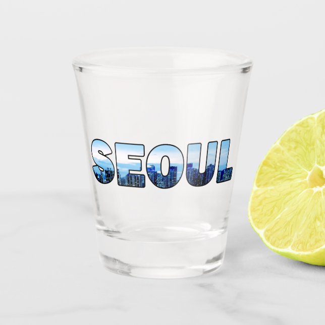 Seoul Südkorea Schnapsglas (Vorderseite)