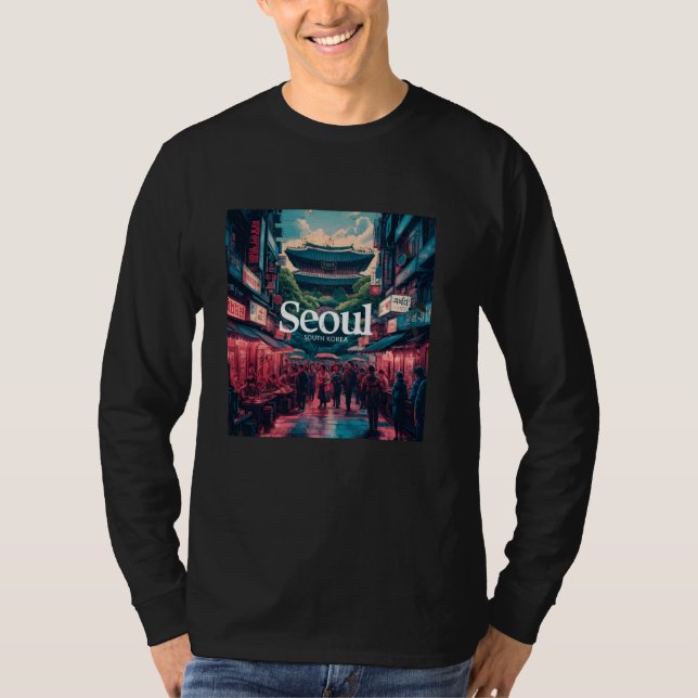 Seoul Südkorea T-Shirt (Vorderseite)