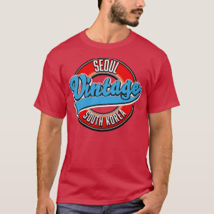 Seoul Südkorea Vintag T-Shirt