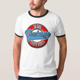 Seoul Südkorea Vintage-Logo Magnet T-Shirt