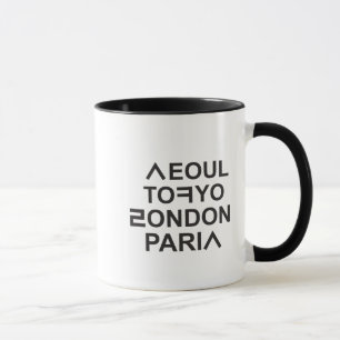 SEOUL TOKYO LONDON PARIS TASSE