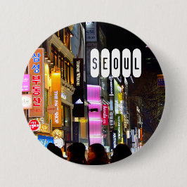 Seoul von Südkorea Button
