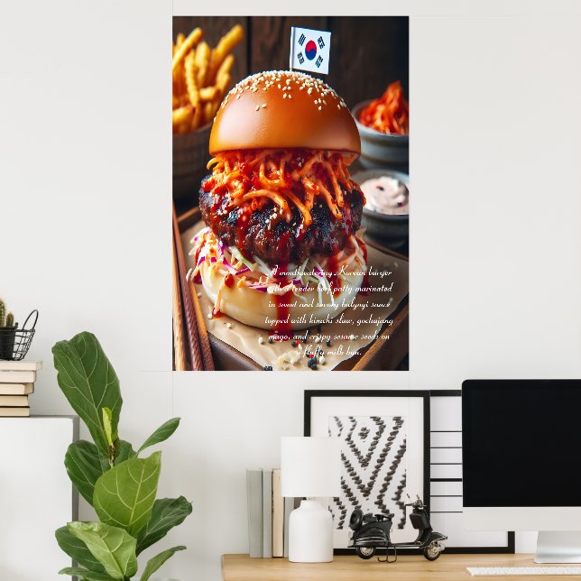 Seoulful Bulgogi Sensation 24x36 Poster (Heimbüro)