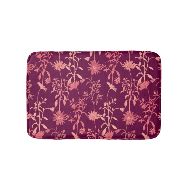 Separate Elemente: Floral Vintage Badematte (Vorderseite)