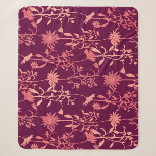 Separate Elemente: Floral Vintage Sherpadecke