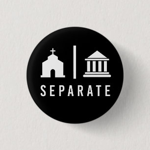 Separate Kirche und Staat Button